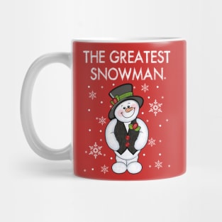 Frosty Abominable Greatest Snowman Hat Christmas Mug